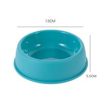 Katės ir šuns apsivertimui atsparus maisto ir vandens dubenėlis - Patvarus plastikas, vienas dubenėlis augintiniams Round single bowl small žalia