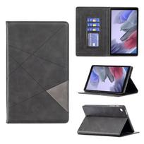 Dėklas Samsung Galaxy Tab A7 Lite 8,7 colio planšetiniam kompiuteriui (2021 m. išleidimas)(SM-T227/T225/T220) Verslo Premium PU Odos Viršelis Keliais Žiūrėjimo Kampais Kortelių Kišenė Samsung Tab A7 Lite 8.7'' juoda