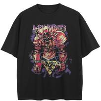 Streetwear Street Fighter Graphic T-Shirt Cotton Unisex Tops Tees Summer Short Sleeves T Shirt M juoda