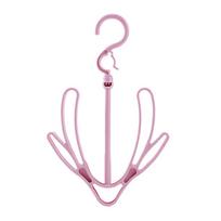 Balcony Shoe Drying Rack Activities Shoes Hanging Hook Outdoor Drying hanger rožinė