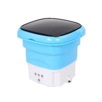 Large Capacity Portable Washing Machine Foldable Underwear Socks Adjustable Washer Wash Machines Cleaning for Dormitory gray