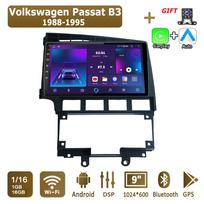 Android Carplay Car Radio For Volkswagen Passat B3 1988-1995 Multimedia Player Head Unit Stereo GPS Navigation BT WIFI 4+64GB 1+16GB