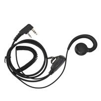 Walkie Talkie Headset 180 degrees  Rotatable K Head Mic Headphone for Baofeng UV‑5R Walkie Talkie