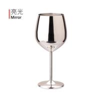 Nerūdijančio plieno vienasienis taurė raudonam vynui, didelės talpos, būgno formos, atsparus dūžiams, padengtas variu, 500 ml, 304 500ml