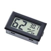 Termometras Skaitmeninis termometras 48*28.6*15.2mm Drėgmės rodmuo juoda