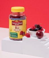 Nature Made Vitaminas B12 guminukai (Verta 120 dienų)