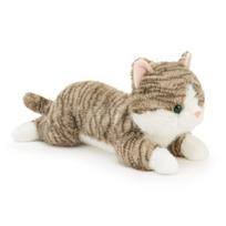 New Striped Simulation Cat Pillow for Sleeping and Holding Small Cat Dolls As Birthday Gifts 45cm