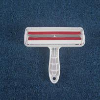 Pet Hair Removal Roller - Washable, Tear-Off Sticky Brush for Clothes Without Handle raudona