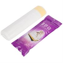 Cat Litter Liners Thickening Drawstring Pet Pan Liners Hygienic Durable Pet Cleaning SuppliesS white