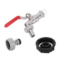 IBC Tank Adapter Garden Water Tap Hose Cap Connector Fitting Parts G12in Brass Faucet