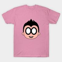 T Shirt Women Chibi Robin Head Harajuku Print Kawaii Tshirt Summer Short Sleeve Female T-Shirt Top Tee 4XL black