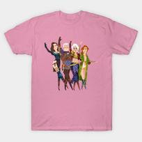 T Shirt Women Witcher 3 The Cute Hunt Harajuku Print Kawaii Tshirt Summer Short Sleeve Female T-Shirt Top Tee S rožinė