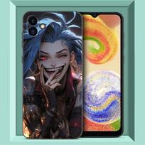 Arcane Jinx Anime Black Silicone Phone Case For Samsung Galaxy A01 A03 Core A04 E A02 A05 A10 A20 A21 A30 A50 S A6 A8 Plus A7 Samsung A50S white