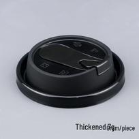 90 Caliber Leak-Proof Disposable Drink Lid: Multifunctional Plastic Cover for Hot Beverages 500 pieces juoda