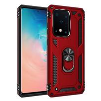 For Samsung Galaxy S20 Ultra S20FE S20+ Case Armor Magnet Metal Ring Shockproof Back Cover For Galaxy S20 FE S 20 Plus Cases For SAM S20 raudona