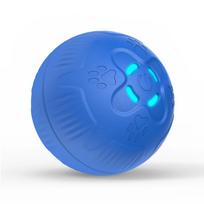 Smart Cat Rolling Ball Toys Rechargeable Cat Toys Ball Automatic Cat Baiter Random Motion for Cat USB Charging Bite Resistant mėlyna