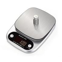 Didelio tikslumo nerūdijančio plieno virtuvinės svarstyklės kepimui ir mitybai (0,1 g tikslumas) Battery 3kg/0.1g gray