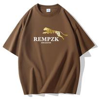 Golden Leopard Man's Short Sleeves Loose T-shirt 100% Cotton Casual Tee Size S-5XL S ruda