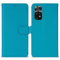 Leather Flip Wallet Case For Xiaomi Redmi Note 13 12 Pro Plus 11 10 9 8 Pro 8T 9T 9A 9C 8A 7A Card Slot Kickstand Protect Cover Redmi Note 11 4G 11S&Case & Strap dangaus mėlyna spalva