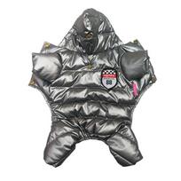 Chihuahua Clothes Winter Pet Dog Jackets Waterproof Dog Clothes For Small Dogs Yorkshire Jumpsuit Shih Tzu Coat Puppy 8 pilka