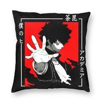 My Hero Academia Dabi Pillow Cover Home Decorative Anime Manga MHA Blueflame Cushion Case Throw Pillow for Sofa Printing 30x30cm