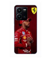 Case for Vivo Y35 4G Lewis Hamilton - Official Ferrari Wallpaper Maniacase juoda
