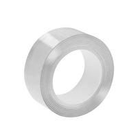 Double Sided Nano Adhesive Tape Heavy Duty Clear Reusable Tape Versatile Nano Mounting for Picture Hanging & Wall Decor 1M gray
