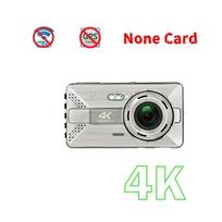 4K didelės raiškos vaizdo registratorius WIFI belaidis mobiliojo telefono sujungimas Automobilio dviejų objektyvų 4 colių registratorius 1 Lens