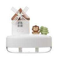 Humidifier Music Box with Warm Night Light Dual Spray Wireless Small Table Humidifier for Bedroom balta