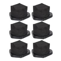 6 Pcs Dust Cup Filter for Shark LV900 LV901 XF900 Cordless Handheld Vacuum Cleaner Filter black