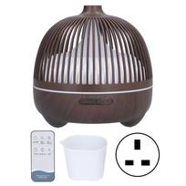 Home Air Humidifier Remote Ultrasonic Essential Oil Aroma Diffuser with RGB LED Light 100?240V Deep black