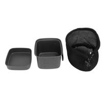 Camping Cook Pot Professional Lightweight Aluminium Alloy Outdoor Camp Pot Set for Fishing L black
