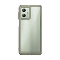 For Motorola Moto G54 Case Motorola Moto G84 G54 G14 Cover Luxury Clear PC Case Shockproof Silicone Protective Phone Back Cover Moto G54 pilka spalva