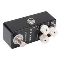 Distortion Guitar Pedal Electric Effector Single Effect Accessories with True Bypass Switch black