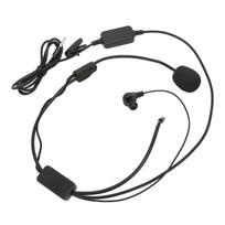 Motorcycle Helmet BT 3.5mm Headset Noise Reduction Portable Earpiece With Microphone Switch for black