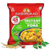 Aashirvaad Instant Khatta Meetha Poha, 60g, Paruošiamas Poha | 5 min. paruošiami pusryčiai