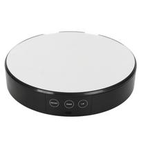 Varikliu valdomas besisukantis stendas 360 laipsnių baltas apšvietimas 5 kg keliamoji galia Elektroninis sukamasis pagrindas