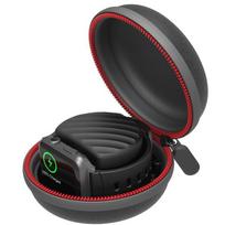 Nešiojamo laikrodžio įkroviklio apsauginis dėklas Įkrovimo doko laikiklis Kelioninis laikymo dėžutės maišelis, suderinamas su watch storage box black black