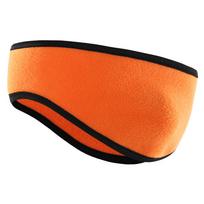 Žieminis poliarinio fliso ausų apsaugos galvos raištis sportui ir dviračių sportui One Size oranžinė