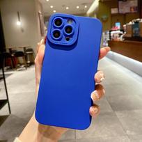 Silikoninis telefono dėklas su kameros apsauga iPhone 13 Pro Max 11 12 14 Pro Max 16 pro max 15 pro max Minkštas smūgiams atsparus matinis dangtelis For iPhone 15 blue