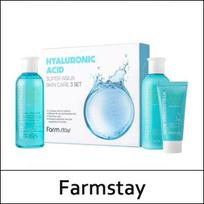 [Farmstay] Farm Stay (a) Hialurono rūgšties Super Aqua odos priežiūros 3 dalių rinkinys