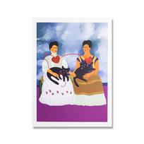 Classic Artist Klimt Cat Kiss Painting on Canvas Print Poster Abstract Art Wall Picatso Lady Pictures For Living Room Home Decor No Frame 21*30cm No Frame gray