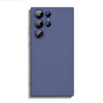 S24 S23 S22 Ultra Plus dėklas Kvadratinis Skystas silikonas Minkštas TPU dangtelis Samsung Galaxy S24 S23 S22 Ultra S 24 Ultra Plus S24Ultra Galaxy S24 Ultra pilka spalva