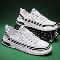 2024 Men Vulcanized Sneakers Shoes Tennis Sports Skateboarding Walking Shoes Hollow Out Casual Shoe For Male Plus Size 38-47 41 white