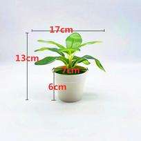 17*13*7cm Mini Bonsai Fake Flowers PP Soft Plastic