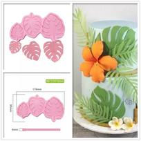 Monstera Deliciosa Lapo Formos Silikoninė Kepimo Forma Fondantui, Pyragų Dekoravimo Įrankiai