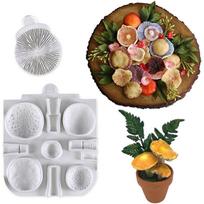 Cake Mold Huge Mushroom Silicone Fondant Molds Wedding Cake Decorating Tools for Baking Chocolate Resin Molds