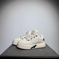 2025 men's shoes spring new sports platform white shoes youth leather surface heightening fashion casual breadboard shoes 39 balta