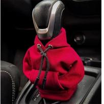 Automobilio pavarų perjungimo svirties dangtelis Individualizuotas pavarų perjungimo svirties sportinis marškinėlis Pavarų perjungimo svirties dangtelis Džemperis Juokingi marškinėliai Automobilio dekoracija raudona