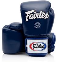 Fairtex BGV1 Muay Thai bokso treniruočių sparingo pirštinės vyrams, moterims, vaikams, MMA pirštinės kovos menams, aukščiausios kokybės, lengvos, amortizuojančios, 12oz mėlyna